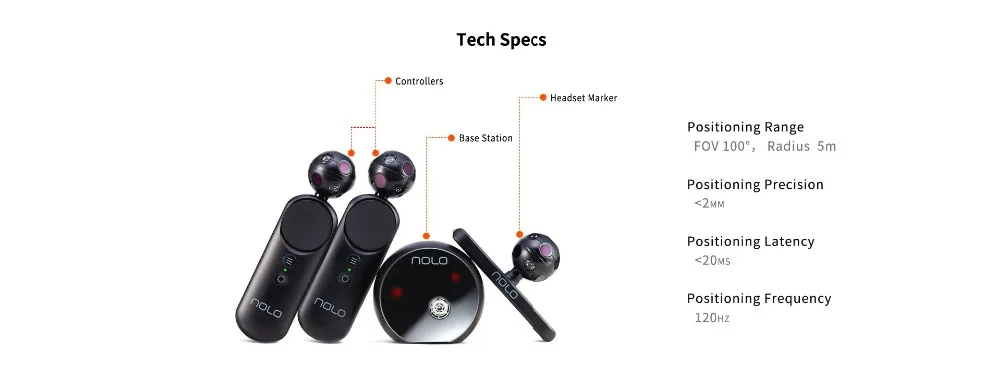 NOLO CV1 3D VR контроллеры сотовый телефон мобильный vr игровая гарнитура станция контроллер видео движения набор для отслеживания для мобильных и ПК