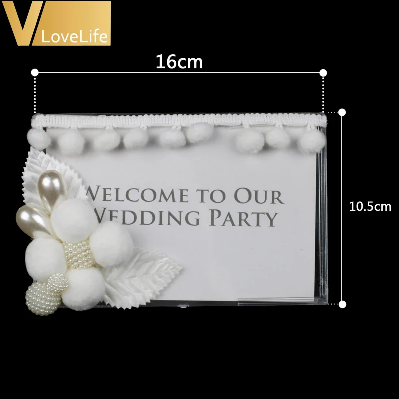 4 &quotx 6&quot рамки для фотографий ясная Свадебная доска знак акриловый приём Дисплей