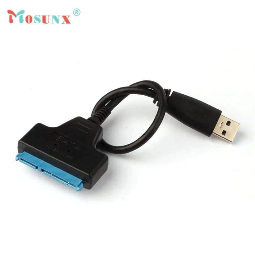 Кабель MOSUNX для жесткого диска 25-55 см Супер Скоростной USB 3 0 на SATA 22 Pin 2 5 дюйма