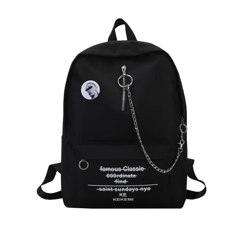 Mochilas Mujer новая цепочка для девочек подростков сумка на спине модная женская