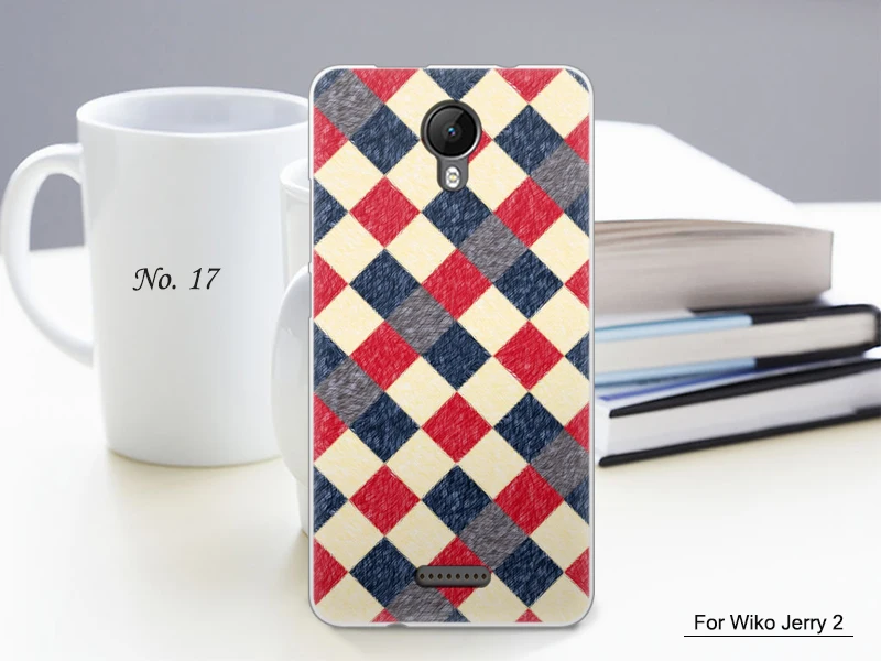 JURCHEN чехол для телефона с мультяшным принтом для Funda Wiko Jerry 2 Чехол, Мягкая силиконовая задняя крышка из ТПУ для Wiko Jerry 2 Jerry2 II чехол-накладка