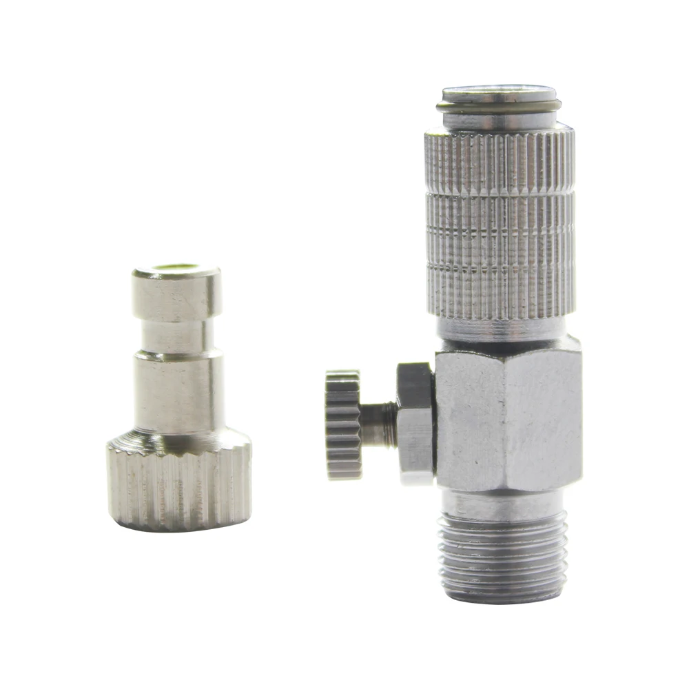 

JOYSTAR Airbrush quick release adapter connecter with valve 1/8" for Badger