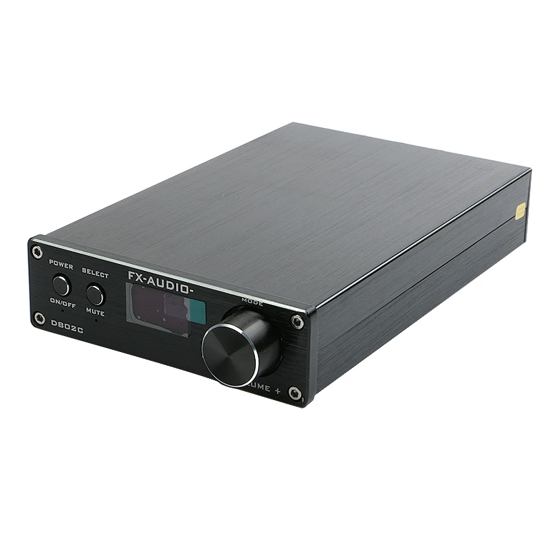 FX-Audio D802C Wireless Bluetooth Digital Amplifier USB AUX Optical Coaxial Input 24Bit/192KHz 80W with OLED | Электроника