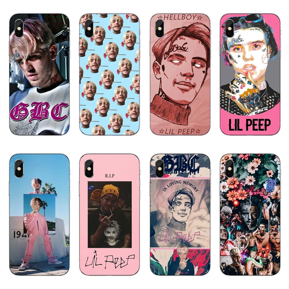 Pop rapper Lil Peep High quality clear Soft Silicone TPU Phone Case For iPhone 11Pro Max 6 6s 7 8 Plus X Xr Coque Cover | Мобильные