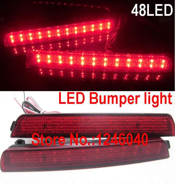 Светодиодный задний бампер отражатель светильник тормоз заднего хода подходит