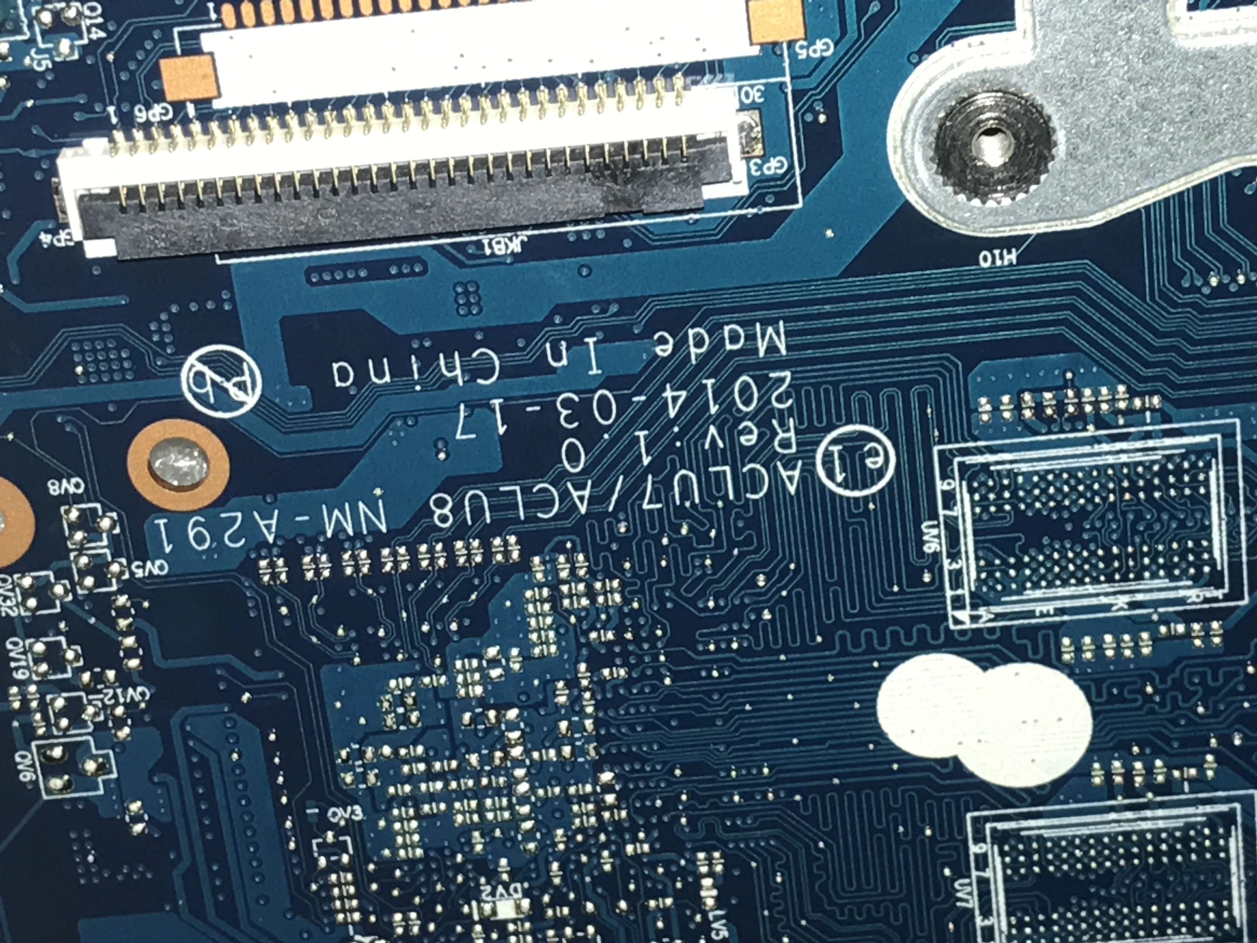 Быстрая доставка. ACLU7/ALCU8 NM A291 материнская плата подходит для LENOVO G50 75 ноутбука на