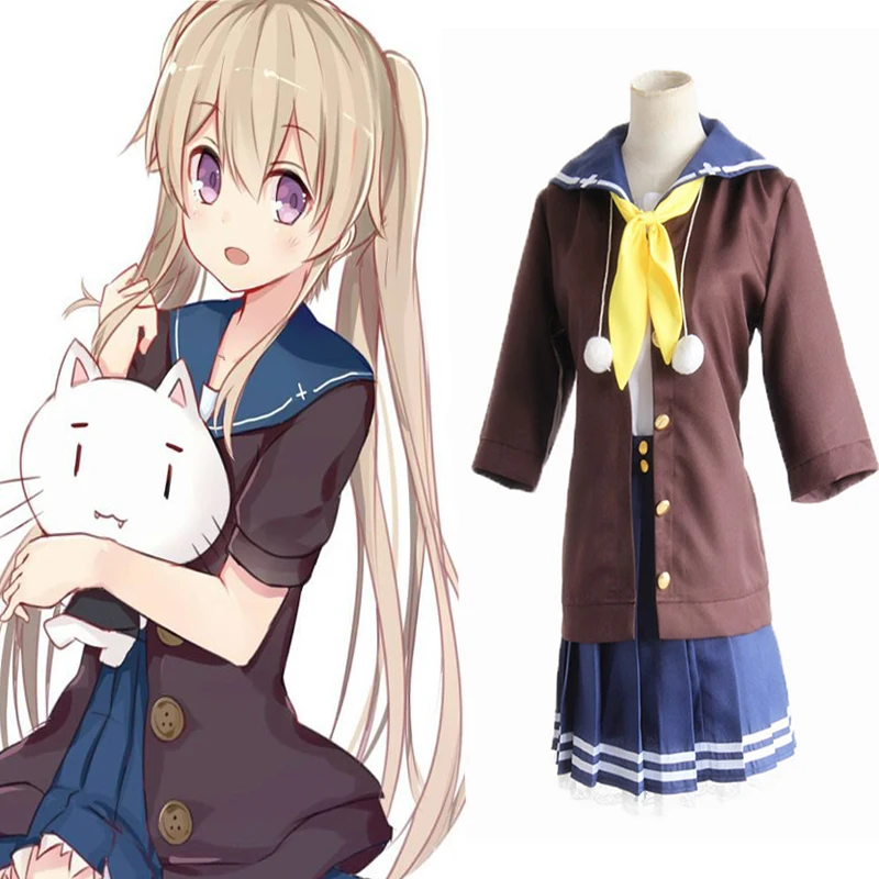 Костюм для косплея Aokana Four Rhythm Across the Blue школьная форма Mashiro Arisaka Ao No Kanata вечерние