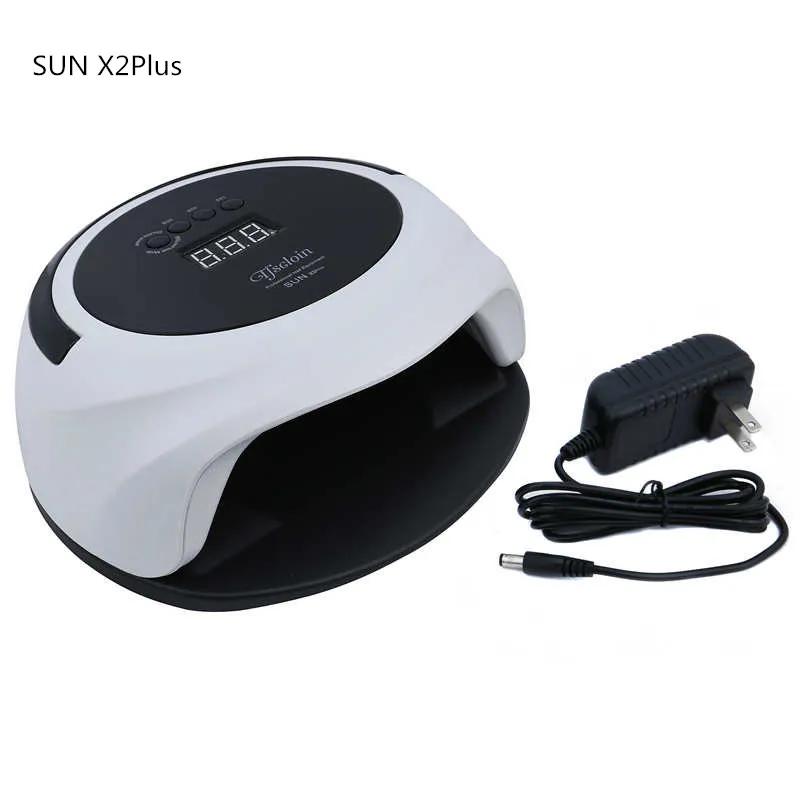 SUN X2Plus SUN X2Plus таймер с функцией памяти 75 Вт УФ светодиодная лампа для Сушилка для ногтей отверждения портативный для всех гелей лак ЖК-дисплей инструменты для маникюра ногтей - Цвет: SUN X2Plus
