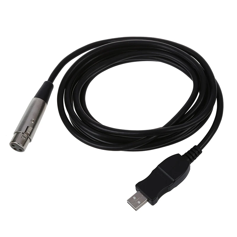 USB папа на 3 Pin XLR Женский микрофон Микрофон Студия аудио кабель связи | Электроника