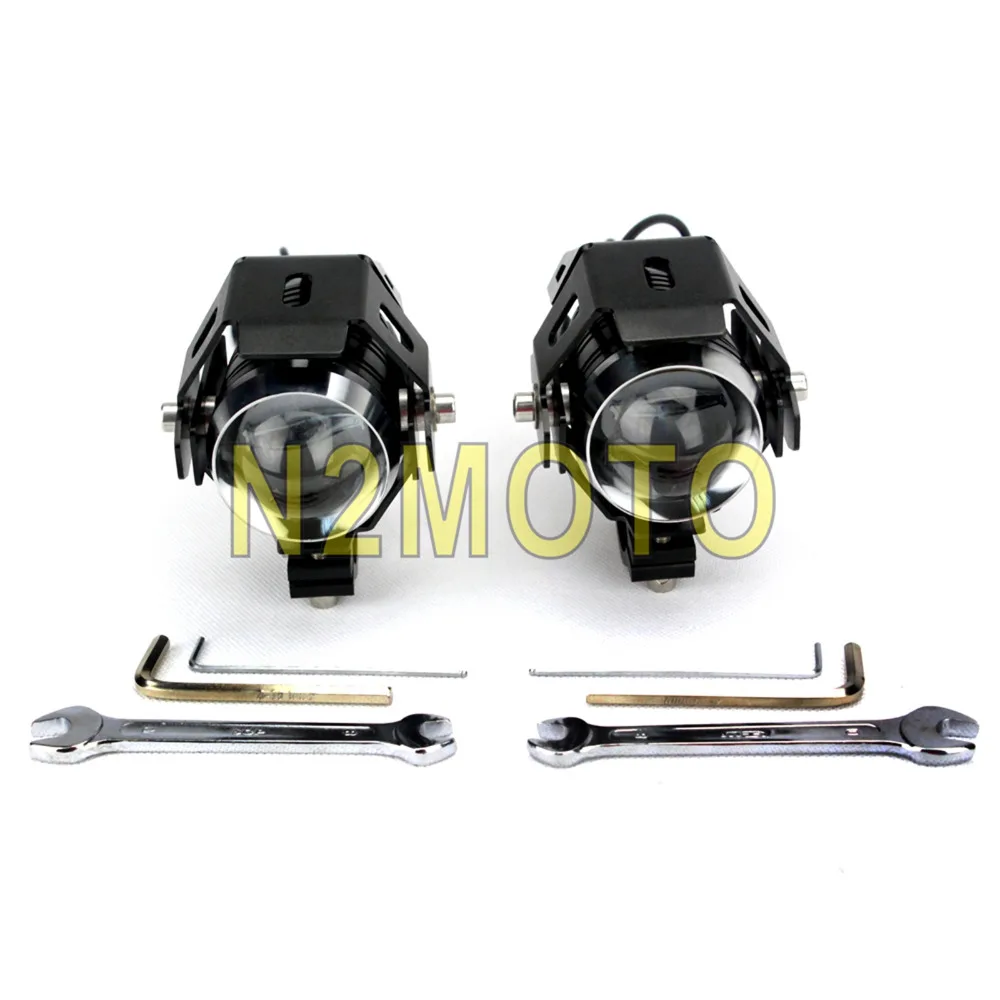 

125W Motorcycle Headlamp Motorbike U5 LED 3000LM Driving Fog Head Spot Light Lamp Headlight