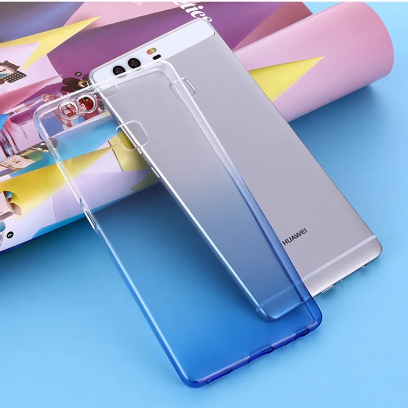 Ultra thin Color Gradiet Tpu For Huawei P8 P9 P10 Lite 2017 Y5/Y6 II Compact GT3 GR5 Honor 8 7 5C 5X 4C Pro Case |