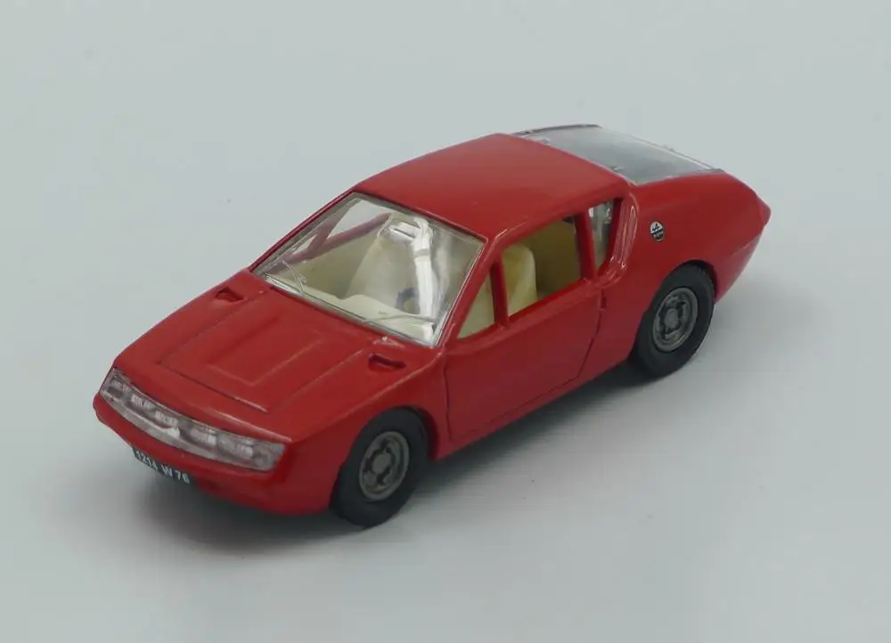 Игрушки Atlas Dinky 1411 ALPINE A 310 + 523 SIMCA 1500 седан 1:43 литая модель автомобиля|Наземный