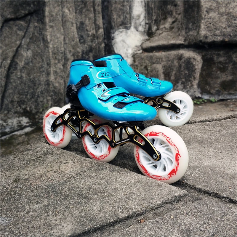 Полностью коньки обувь для роликовых коньков уличные ботинки из углеродного