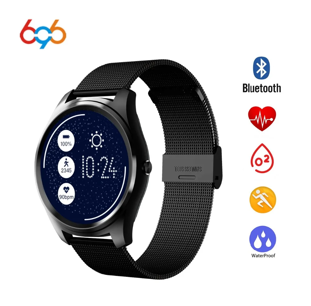 696 SmartWatch X8 монитор сердечного ритма шагомер BT информация синхронизация Facebook Whatsapp