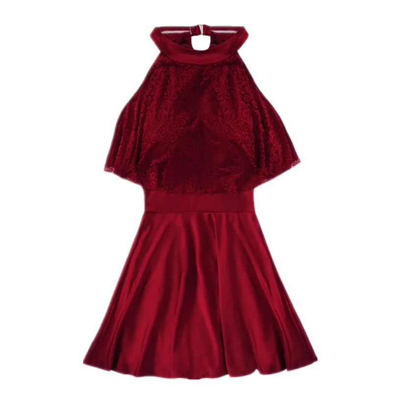 Чистый цвет новый стиль модное платье юбка купальник горячий весенний Женский