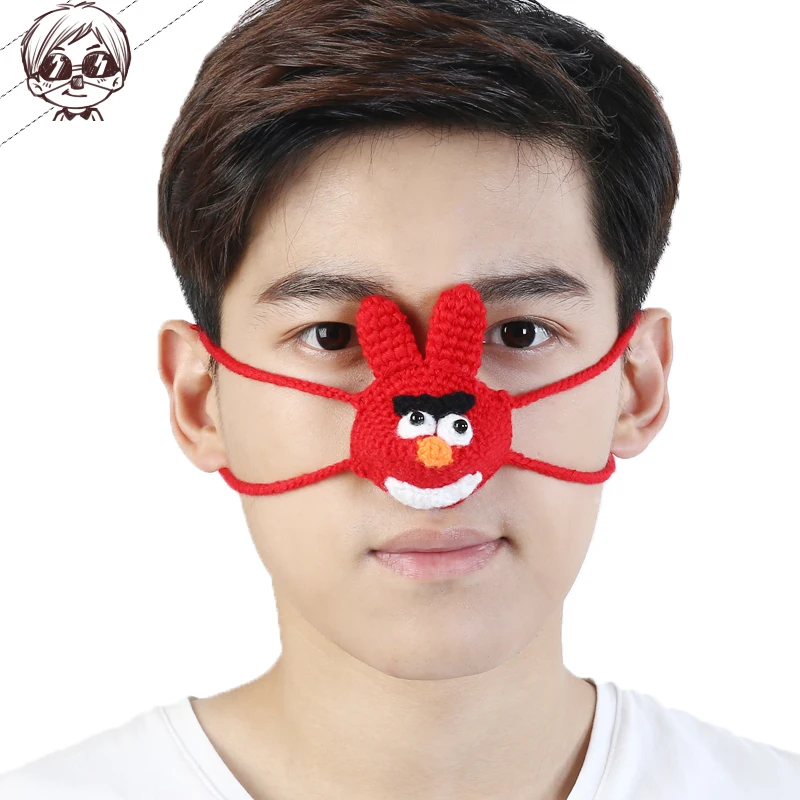 Новая плетеная маска для носа ручной работы теплая носа|Маски вечеринки| |