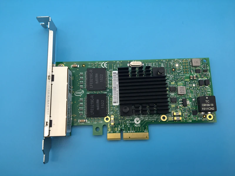 Новый I350AM4 4 портовый гигабитный Ethernet PCI Express NIC I350 T4 сетевой адаптер|network card|gigabit
