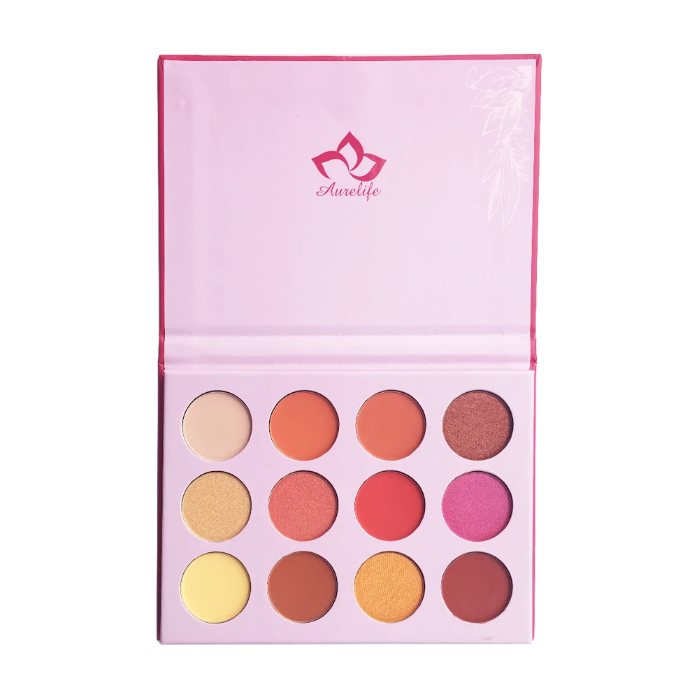 Aurelife Earth Color Nude Makeup Eye Shadow Palette Smoky Glitter Matte Make Up Brush Tool Set Eyeshadow Maquillage Cosmetics |