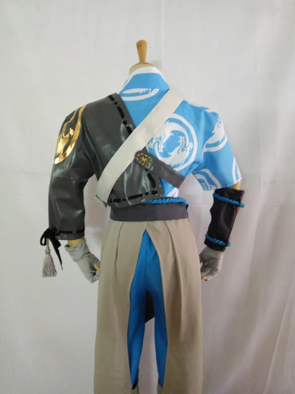 Подгоняйте Overwatch Hanzo Skin Young Master косплей костюм наряд|Игровые костюмы| |