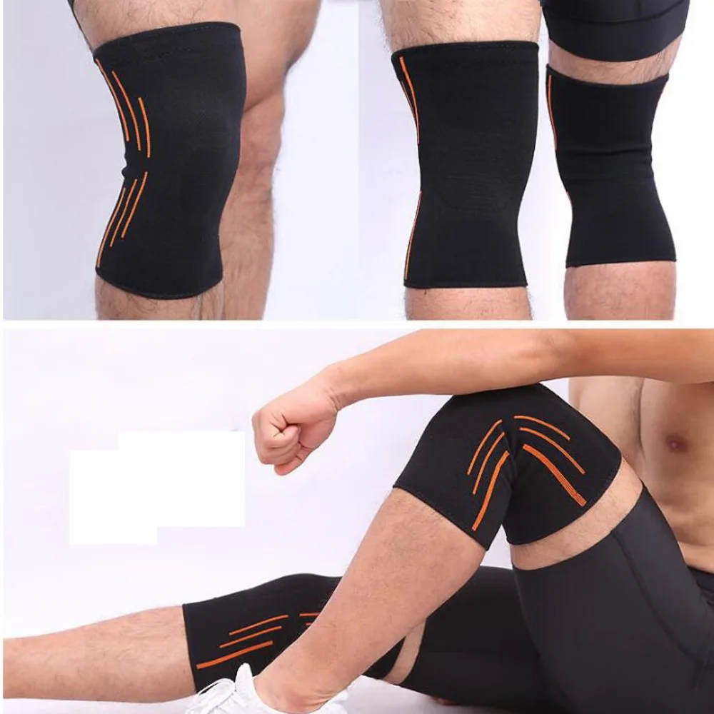 1 пара регулируемый спортивный эластичный бандаж на колено для тренировок
