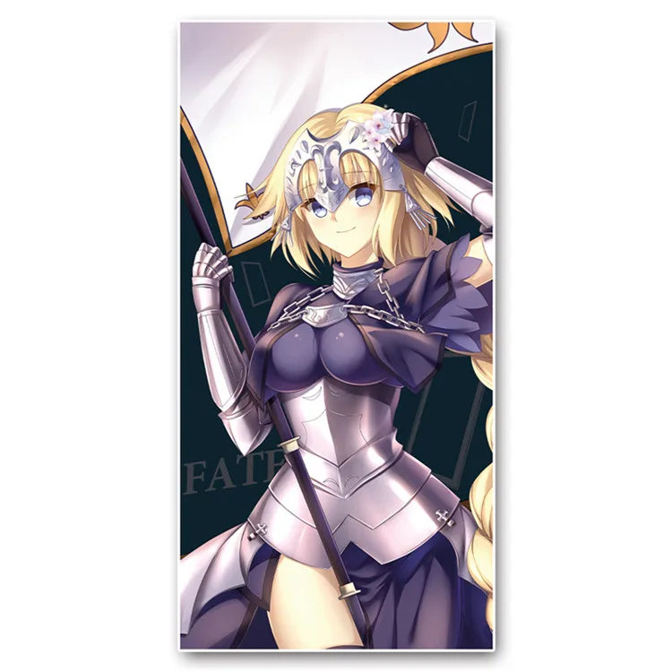 Saber Fate grand order Lancer Scathach линейка Жанна д 'Арк аниме банное полотенце для лица - Цвет: MJ16913