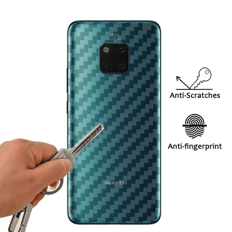 5 шт. защитная пленка из углеродного волокна для Huawei P20 Pro Lite Mate 20 Lite|Защитные