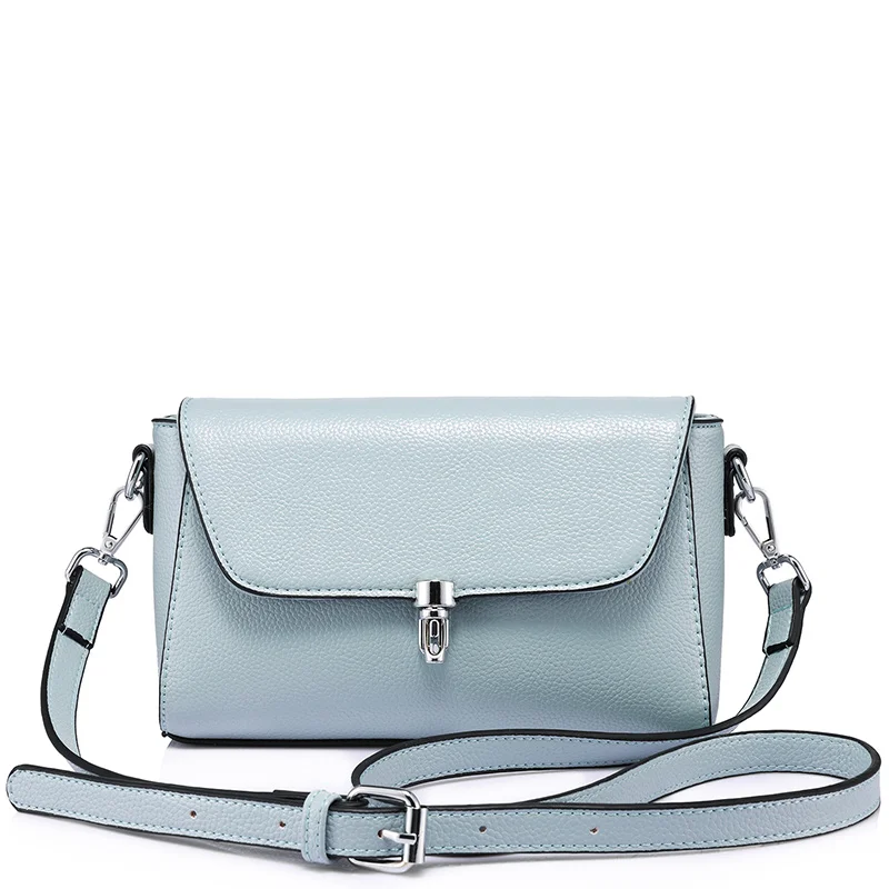 Realer Модные женские сумки через плечо женский плечо Crossbody сумка женская большая емкость Сумочка светло-голубой/серый/черный - Цвет: Light Blue