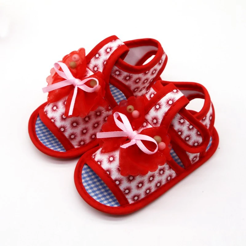 

Toddler Baby Girl Sandals Soft Sole Baby Shoes Anti-slip Sandals Prewalkers Bowknot Design Walking Shoes For Girls
