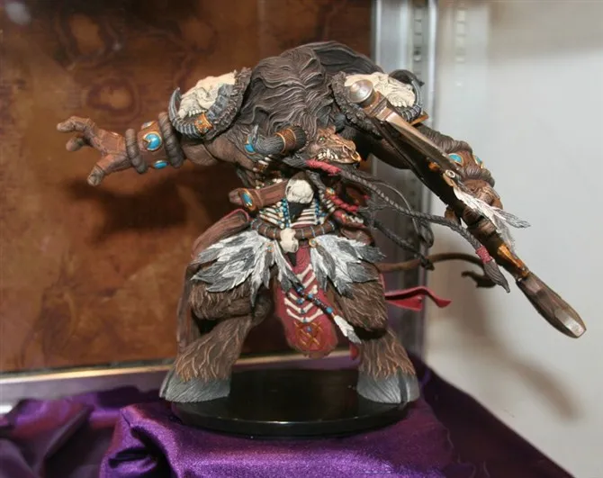 WOW WORLD KORG HIGHMOUNTAIN игрушка Таурен Хантер экшн фигура аниме Коллекционная модель игрушки без коробки