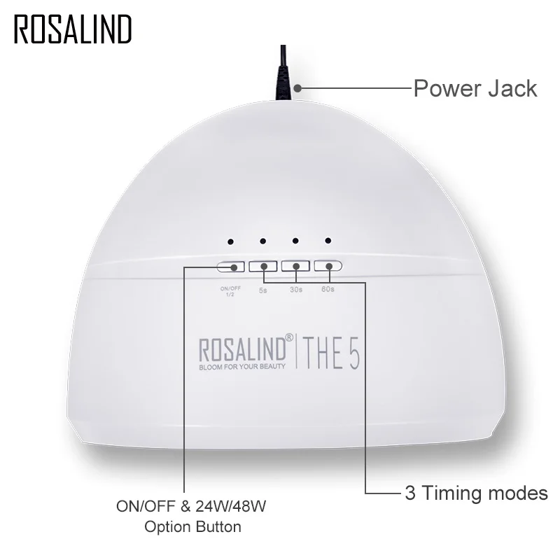 ROSALIND лампа для ногтей маникюра УФ отвержденная Светодиодная оборудование