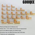 Латунный фитинг для шланга, колено 6810121619 мм до 14 18 12 38 