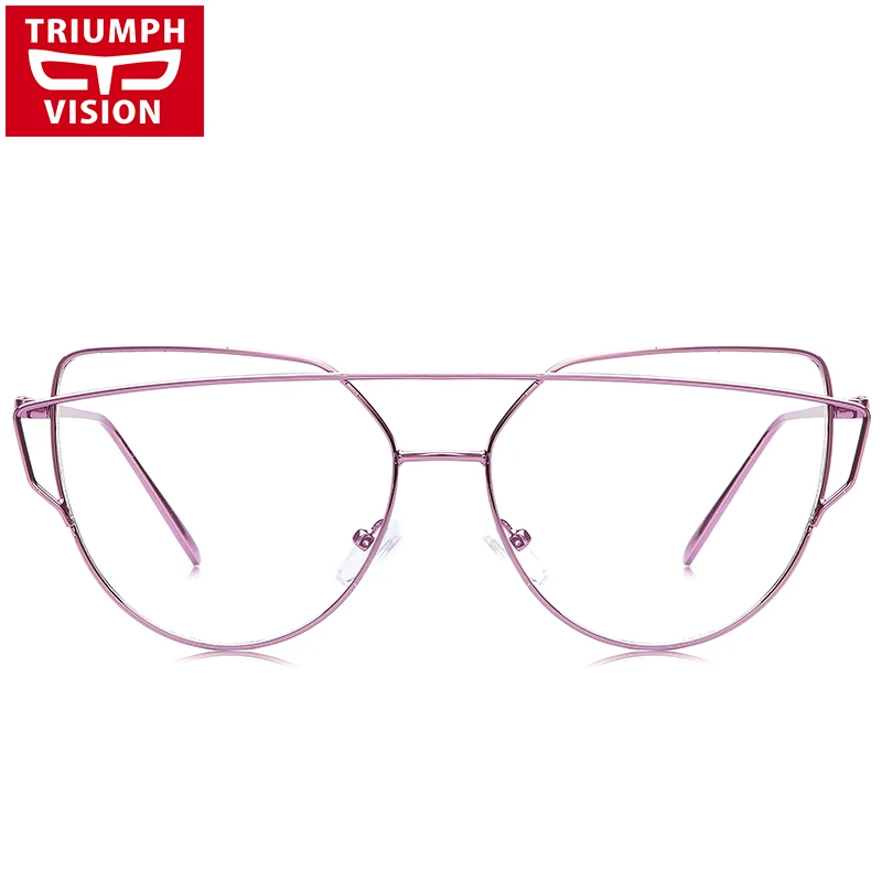 Оправа для очков TRIUMPH VISION кошачий глаз с прозрачными линзами оправа близорукости