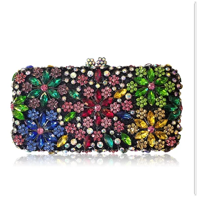 Женская сумка клатч со стразами