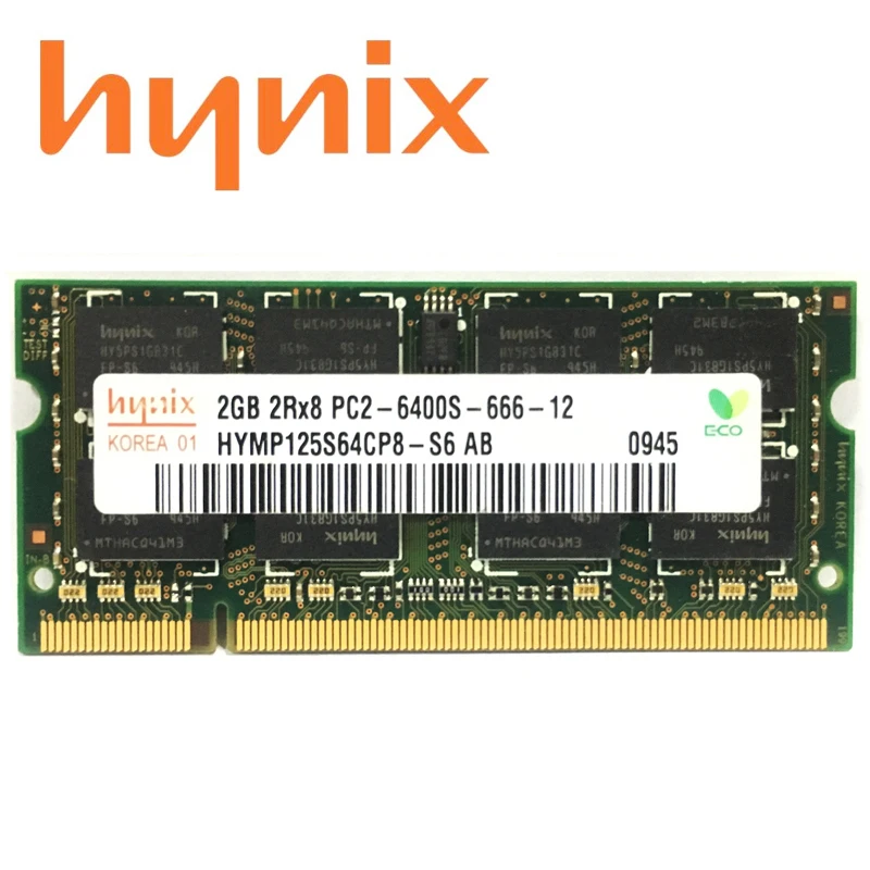 1G 1G 2G 4GB 2G B PC2 6400 5300 DDR2 667MHz 800MHz ноутбук ram ноутбук Память ram использовать /чипсет hynix