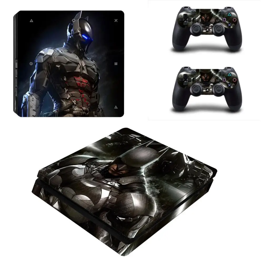 Бэтмен винил PS4 тонкий стикер кожи для Playstation 4 Тонкий консоли и 2 контроллера Скины - Цвет: YSP4S-0868
