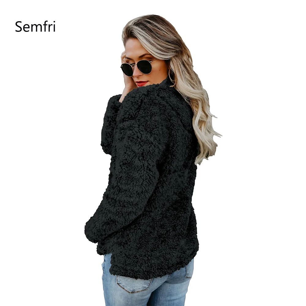 Semfri для женщин модные свободные хлопковые пальто однотонные элегантные