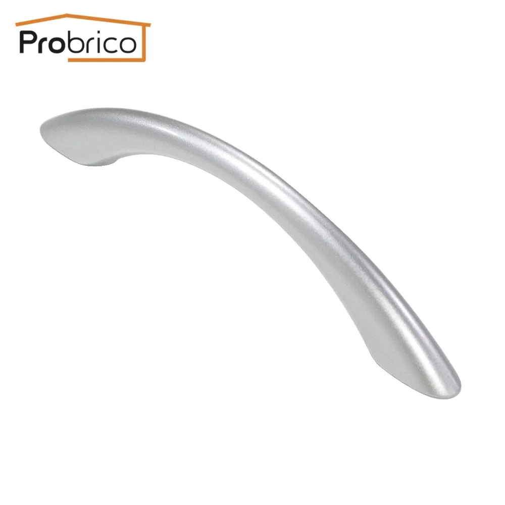 Probrico пластиковые ручки для шкафа мебельные ящиков тянет кухонное оборудование |