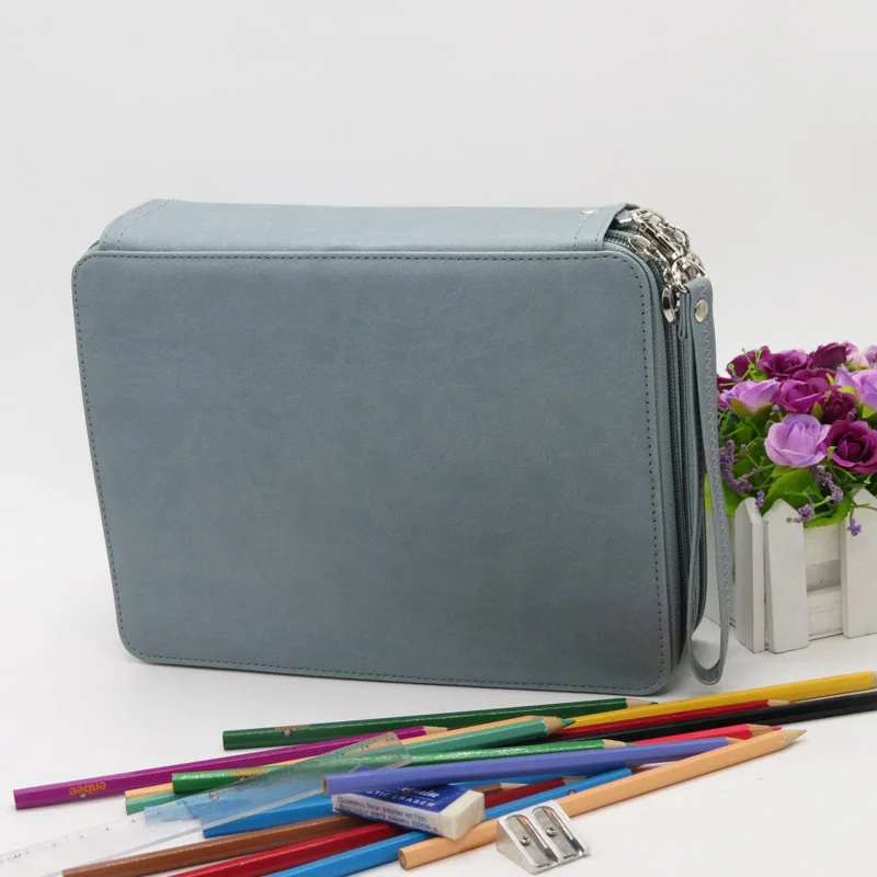 1pc painting pencil case sketch bag multi-function portable stationery 136 hole | Канцтовары для офиса и дома