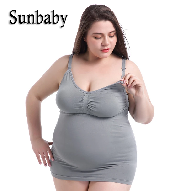 Sunbaby летняя новая модная одежда для кормления женская большого размера