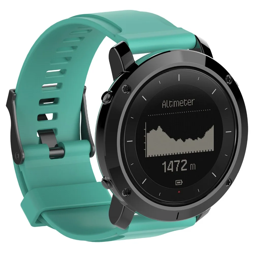 Резиновый сменный ремешок COMLYO для часов Suunto Подарочный наружный браслет