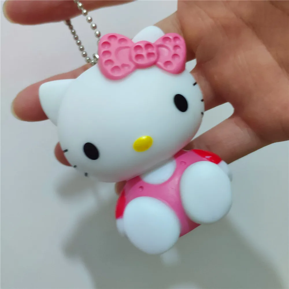 2018 рисунок Hello Kitty Для женщин брелок куранты милый мультфильм подарок для девочек