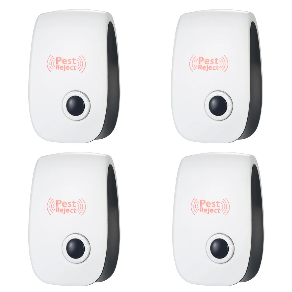 4 шт./компл. Электронный ультразвуковой от вредителей отпугиватель нетоксичных
