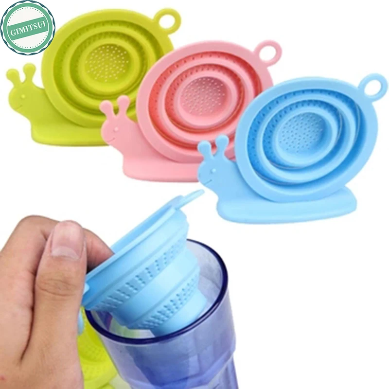 1 Pcs Silicone Mesh Tea Infuser Reusable Strainer Loose Leaf Spice Filter Snails Tools accessories | Дом и сад