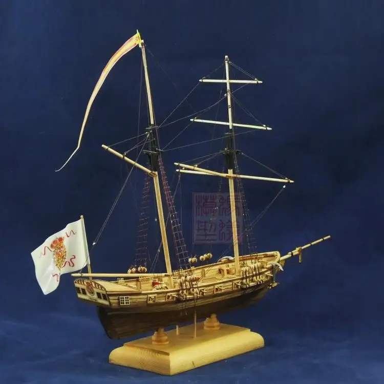 Масштаб 1/70, модель корабля, фрегат, лодка, лазерная резка, дерево, парусник, детские образовательные игрушки