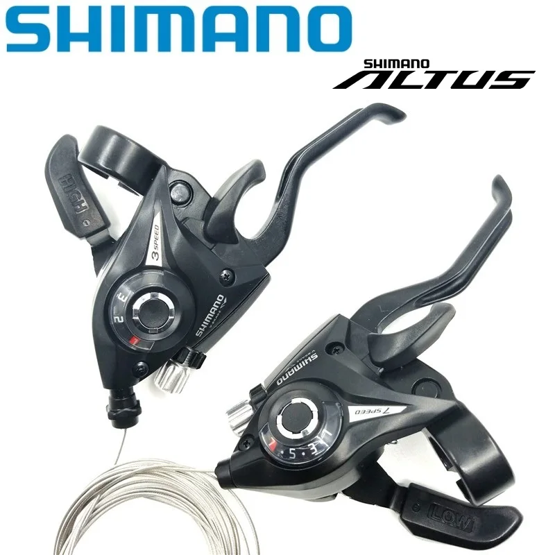 Оригинальный SHIMANO ST EF51 7/8 Скорость сиамские Переключатель скоростей Рычаг