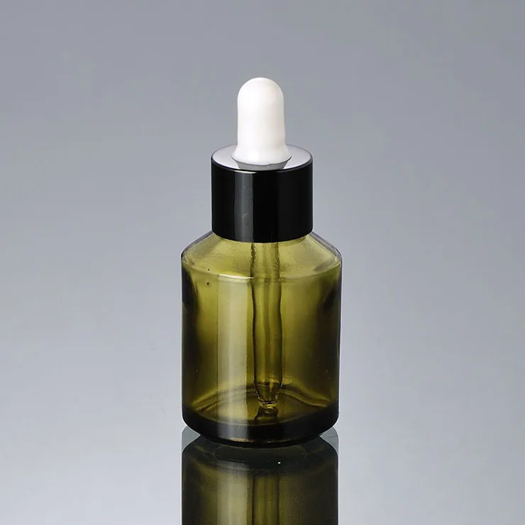 

300pcs 30ml Green Glass Dropper Bottle Refillable Tea Tree Oil Essential Aromatherapy Perfume Container Liquid Pipette Bottle