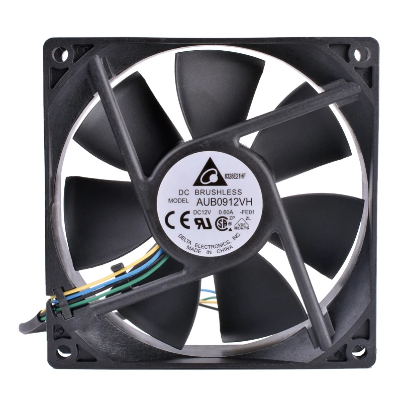 AUB0912VH 9025 9 2 см 92 мм вентилятор 12 В постоянного тока а высокоскоростной Осевой