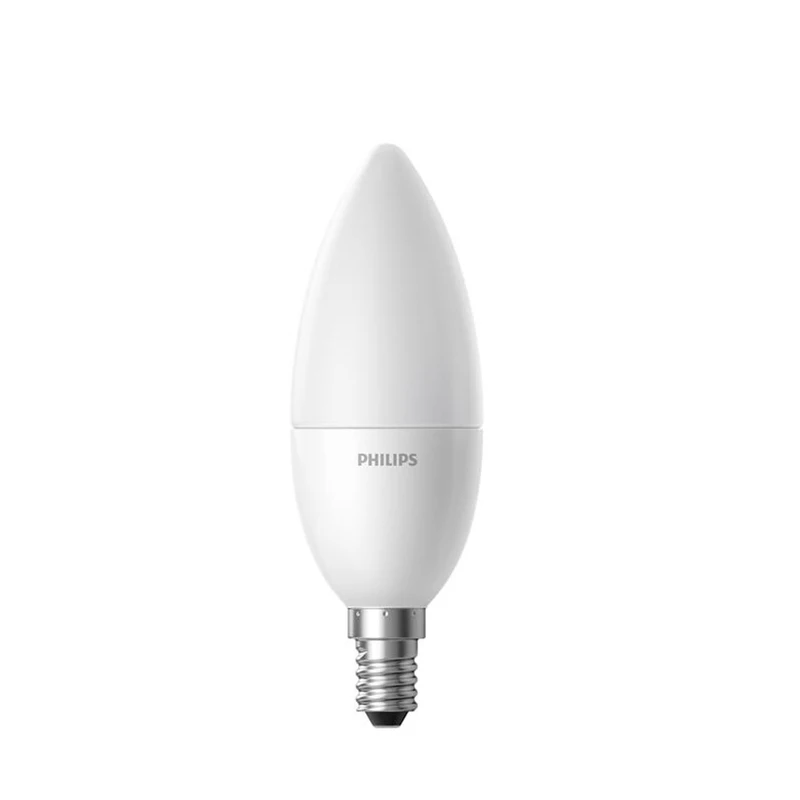 Оригинальная умная Светодиодная лампа Philips в форме свечи белая E14 3 5 Вт 220 А 240 Гц Wi