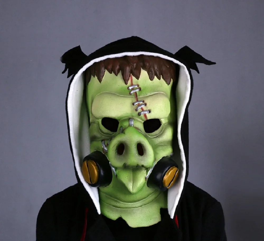 Горячие игры OW ROADHOG Мако Ратледж маски дышащие оригинальный кожи Косплэй маска