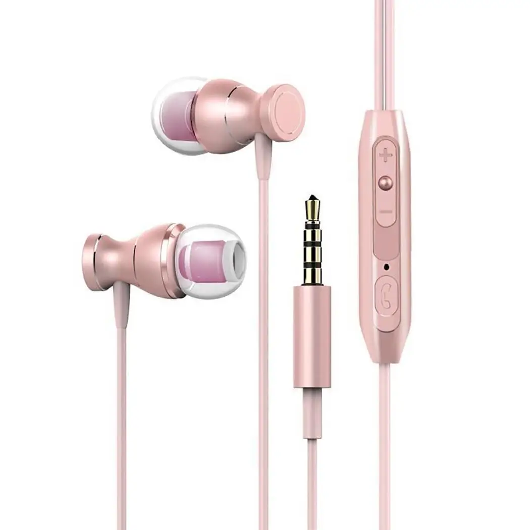 3.5mm Jack Wired Earphone Button Control For Phone Ear Hanging Music Call Function With Microphone Headset Black | Электроника